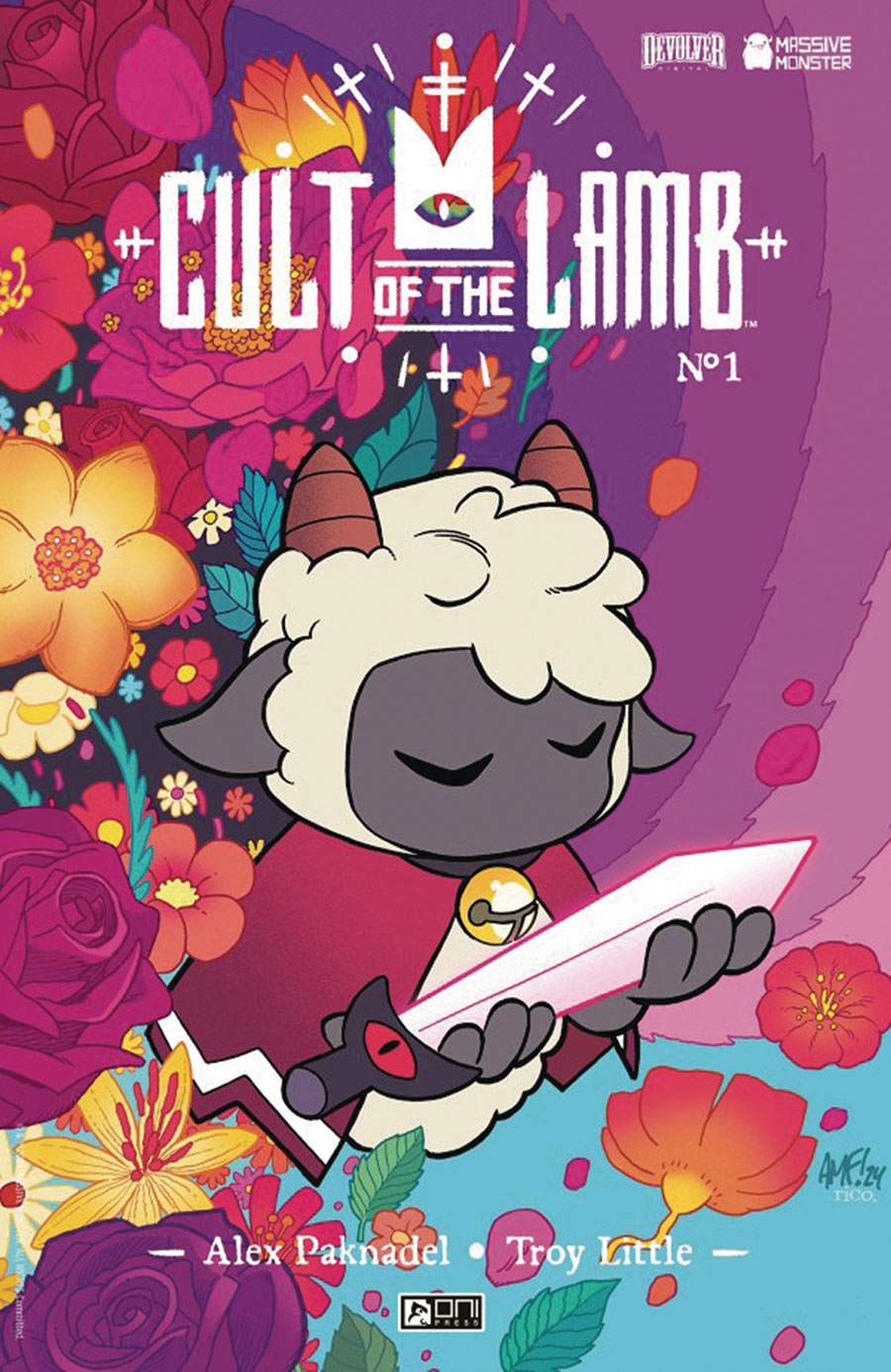 Cult Of The Lamb #1 Cover L DF Variant Cover Signed By Tony Fleecs