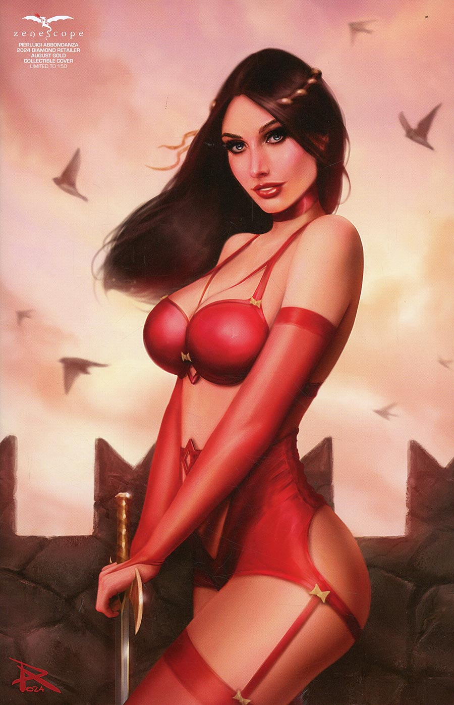 Grimm Fairy Tales Presents Fairy Tale Team-Up Robyn Hood & Jasmine #1 (One Shot) Cover H Pierluigi Abbondanza Skye Lingerie Retailer Variant Cover