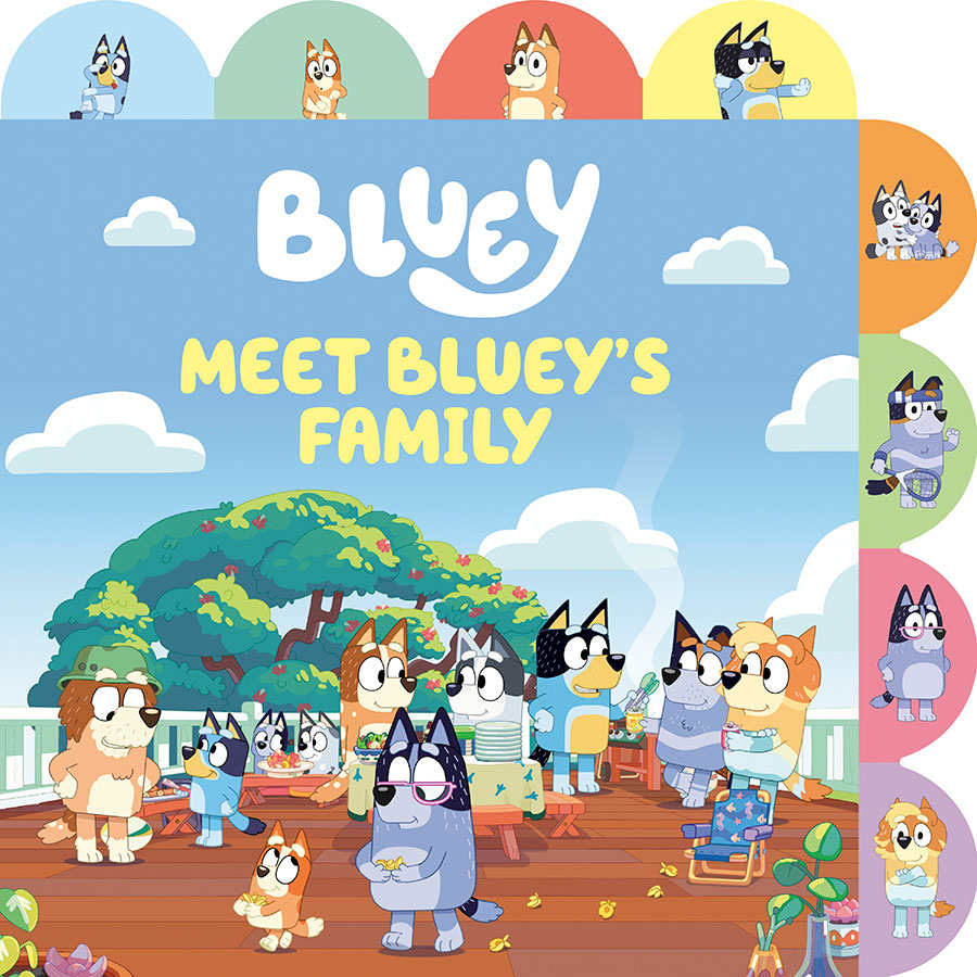 Meet Blueys Family A Tabbed Board Book HC