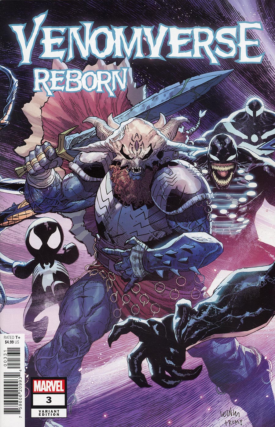 Venomverse Reborn #3 Cover B Variant Leinil Francis Yu Connecting Cover