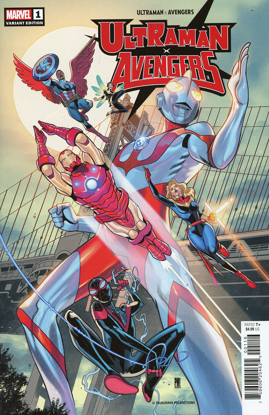 Ultraman x Avengers #1 Cover D Incentive Paco Medina Variant Cover