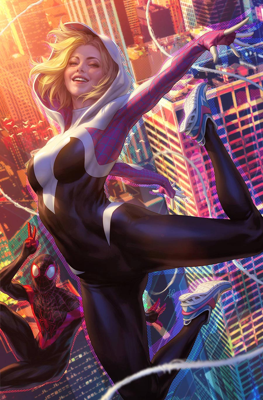 Spider-Society #1 Cover F Incentive Stanley Artgerm Lau Spider-Gwen Virgin Cover