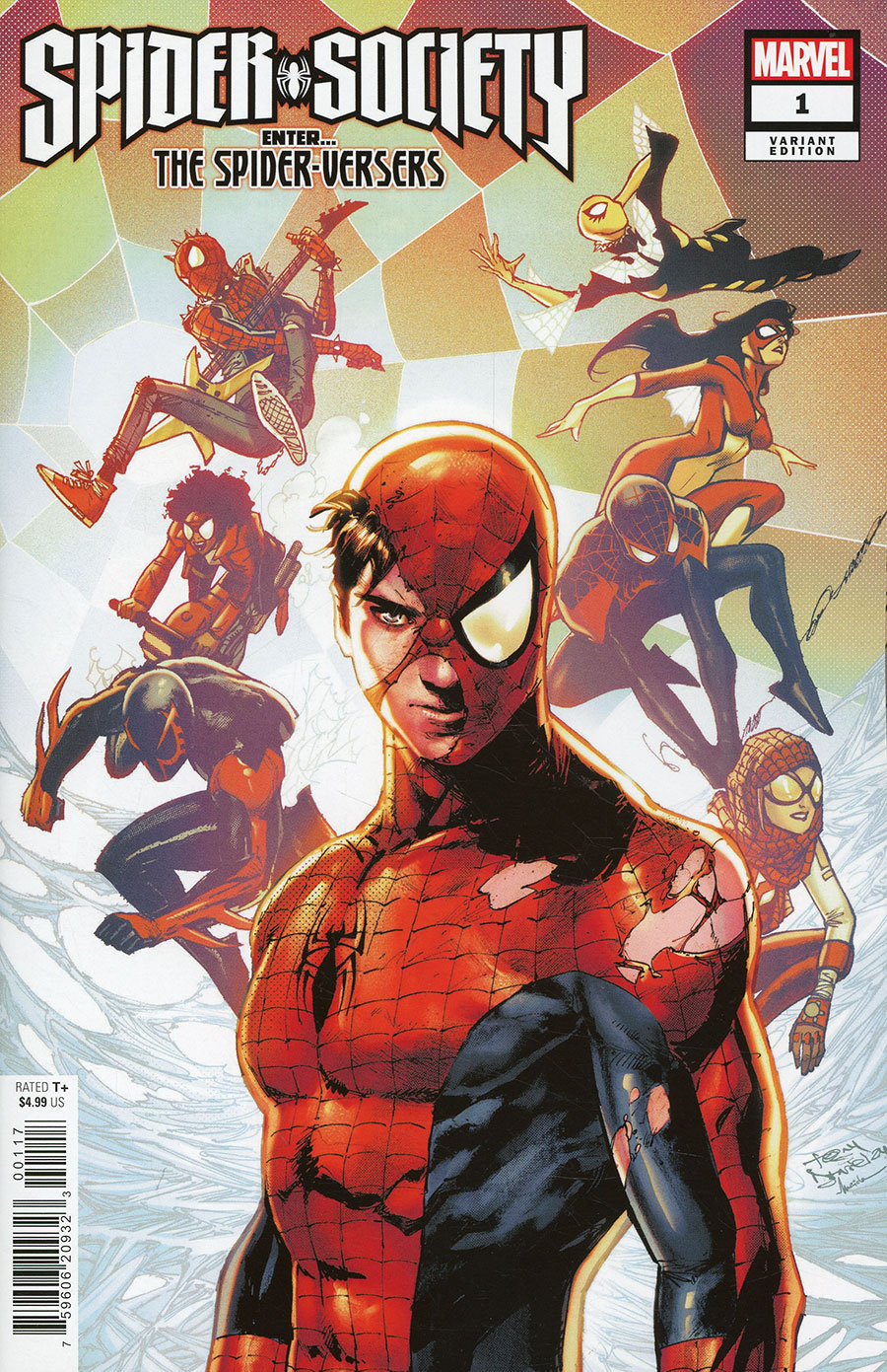 Spider-Society #1 Cover E Incentive Tony Daniel Variant Cover