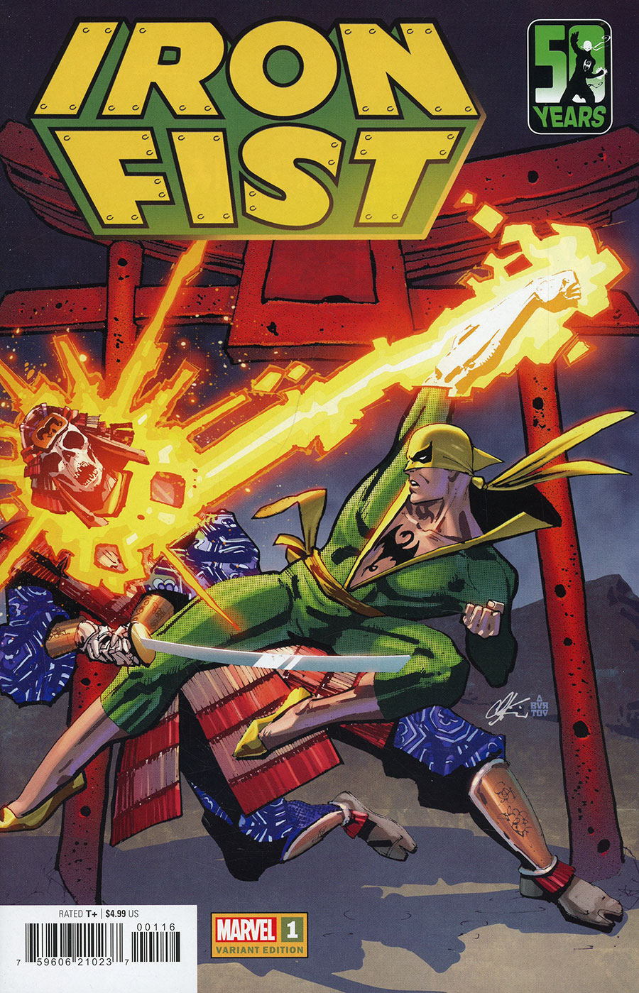 Iron Fist 50th Anniversary Special #1 (One Shot) Cover D Incentive Howard Chaykin Hidden Gem Variant Cover