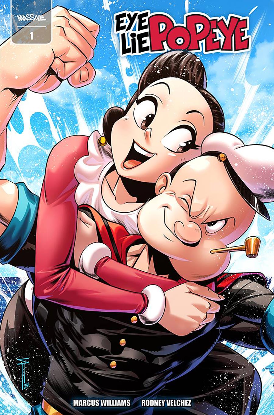 Eye Lie Popeye #1 Cover E Variant Serg Acuna Cover