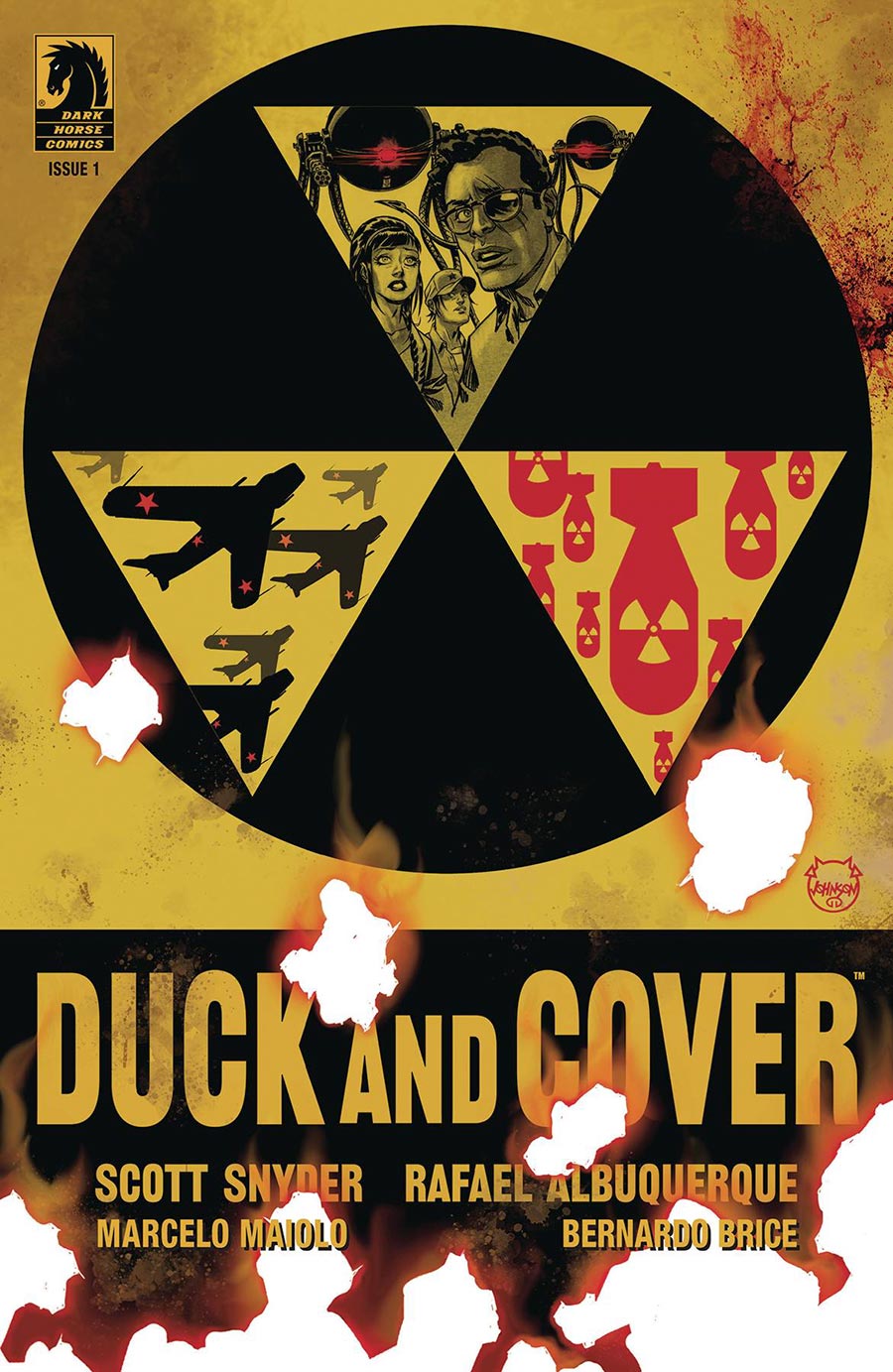 Duck And Cover #1 Cover D Incentive Dave Johnson Variant Cover