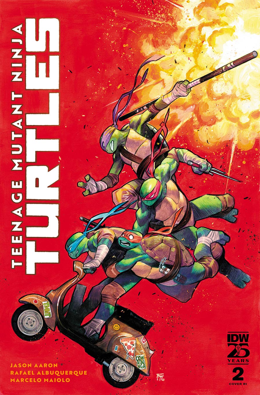 Teenage Mutant Ninja Turtles Vol 6 #2 Cover I Incentive Dike Ruan Variant Cover