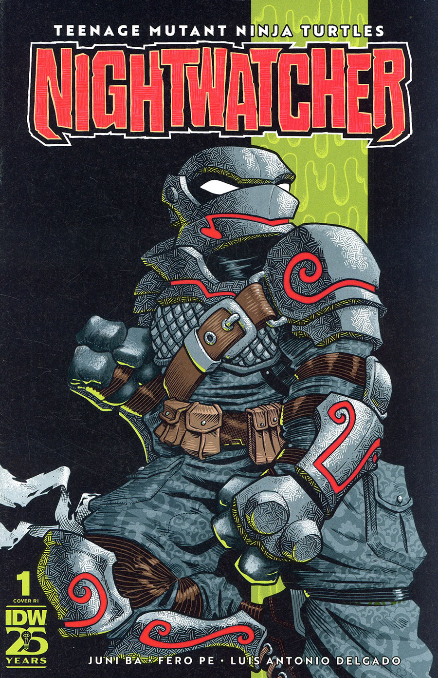 Teenage Mutant Ninja Turtles Nightwatcher #1 Cover C Incentive J Gonzo Variant Cover