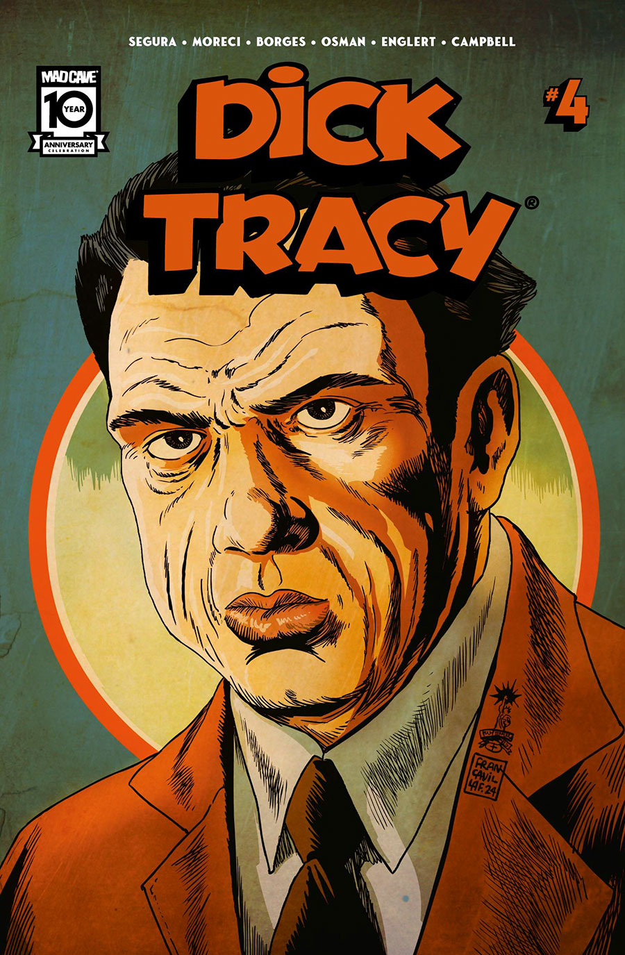 Dick Tracy (Mad Cave Studios) #4 Cover C Incentive Francesco Francavilla Variant Cover