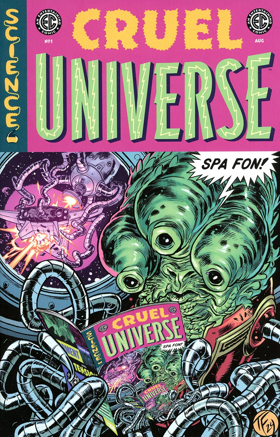 Cruel Universe #1 Cover I Incentive Tom Fowler Spa Fon Variant Cover (EC Comics)