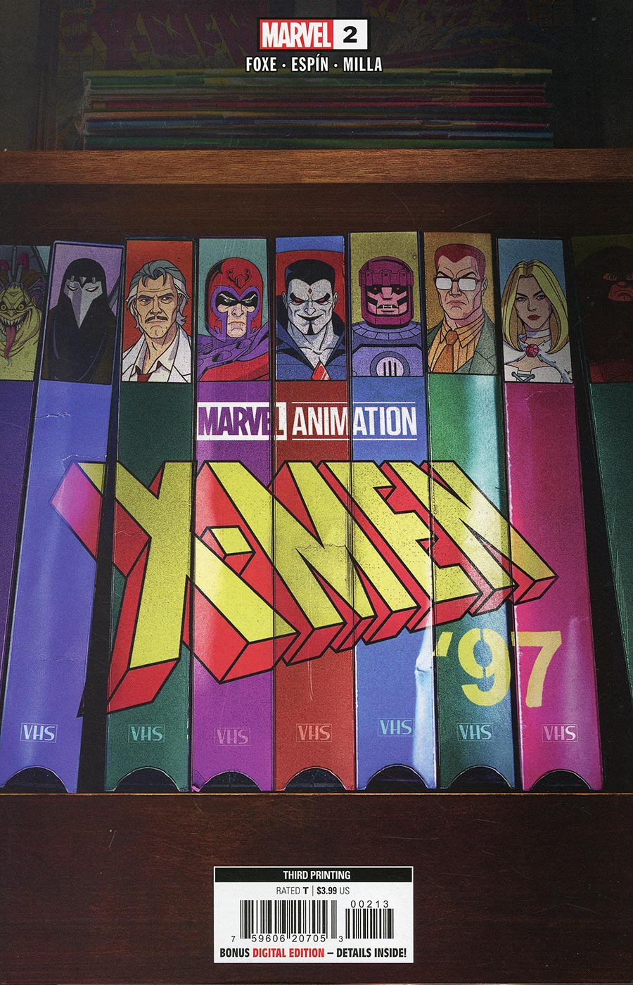 X-Men 97 #2 Cover F 3rd Ptg Marvel Animation Variant Cover