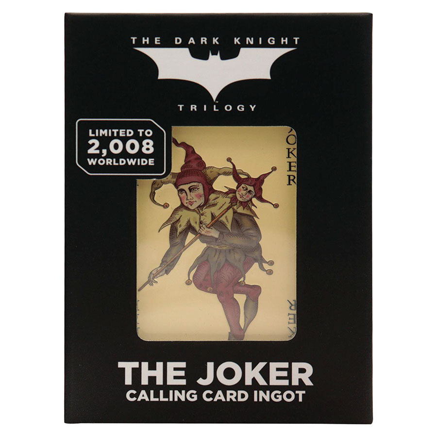 DC Comics Limited Edition Ingot - Joker (The Dark Knight Trilogy)