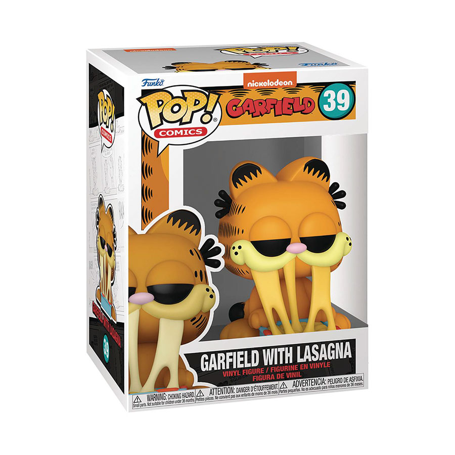 POP Comics Garfield Garfield With Lasagna Pan Vinyl Figure