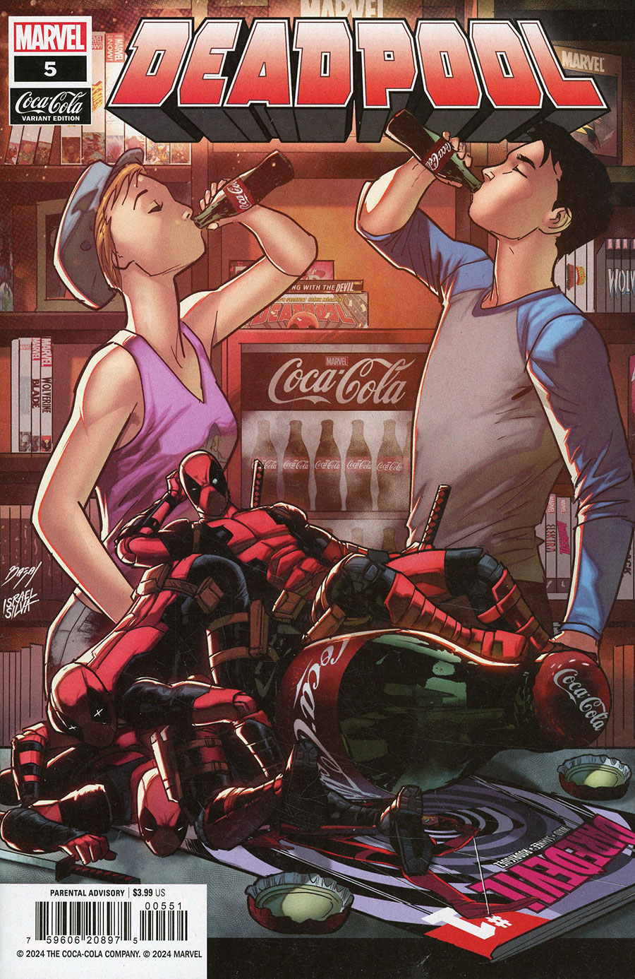 Deadpool Vol 9 #5 Cover C Variant Jan Bazaldua Marvel & Coca-Cola Cover