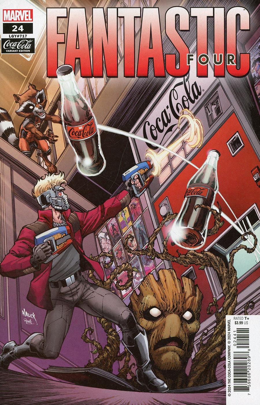 Fantastic Four Vol 7 #24 Cover C Variant Todd Nauck Marvel & Coca-Cola Cover