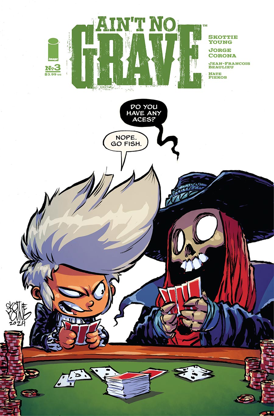 Aint No Grave #3 Cover B Incentive Skottie Young Variant Cover