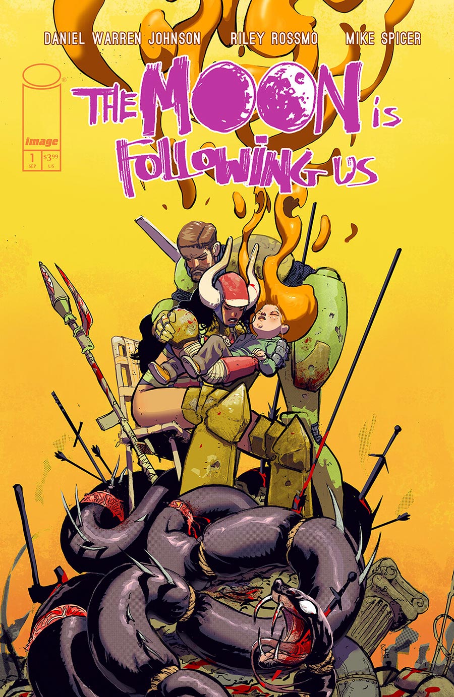 The Moon Is Following Us #1 Cover A Regular Riley Rossmo & Mike Spicer Cover (Limit 1 Per Customer)