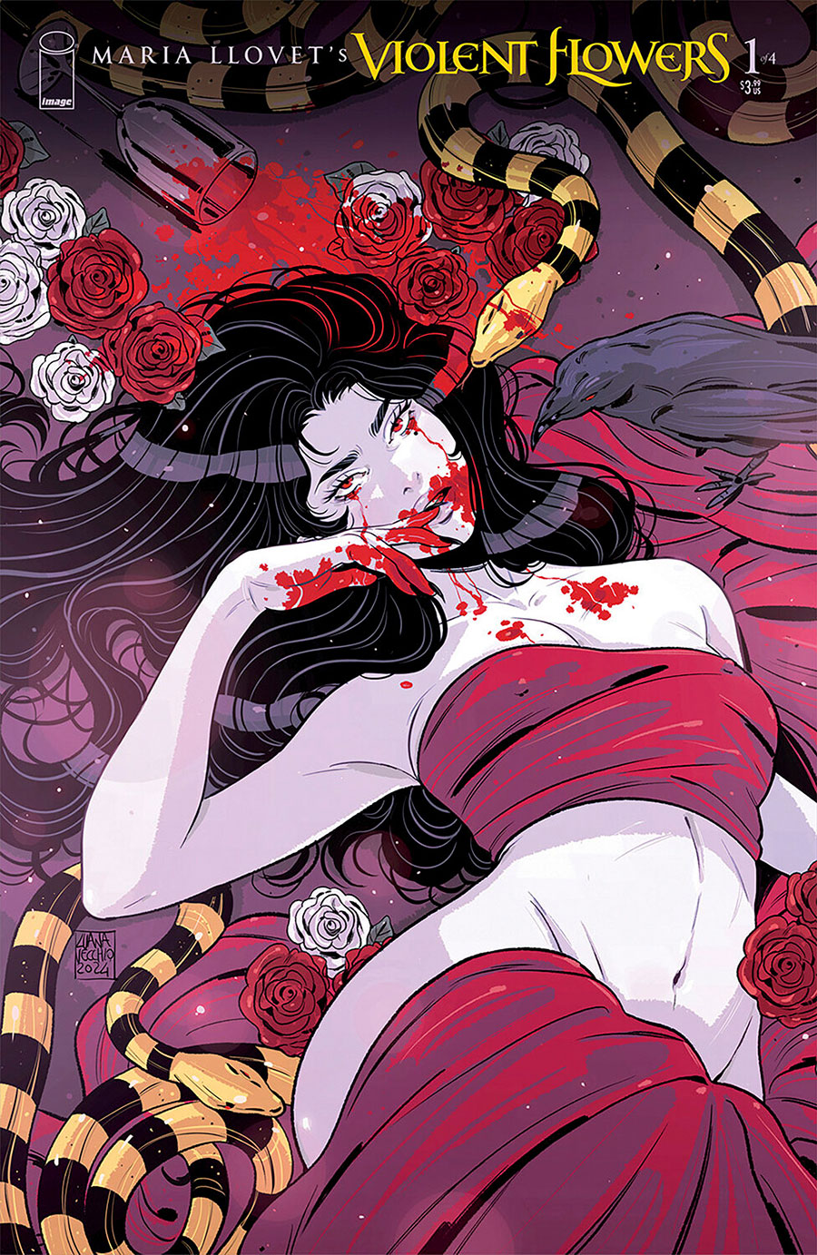 Maria Llovets Violent Flowers #1 Cover G Variant Luana Vecchio Cover