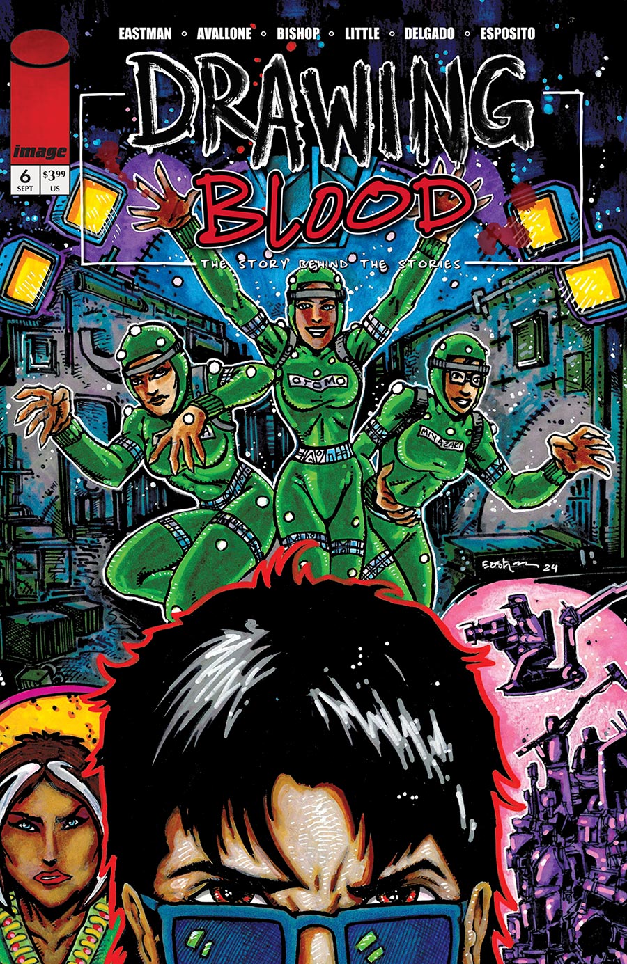 Drawing Blood #6 Cover A Regular Kevin Eastman Cover