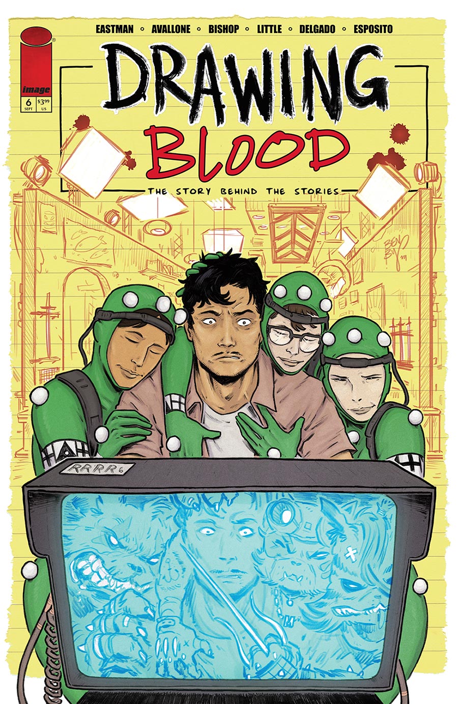 Drawing Blood #6 Cover B Variant Ben Bishop Cover