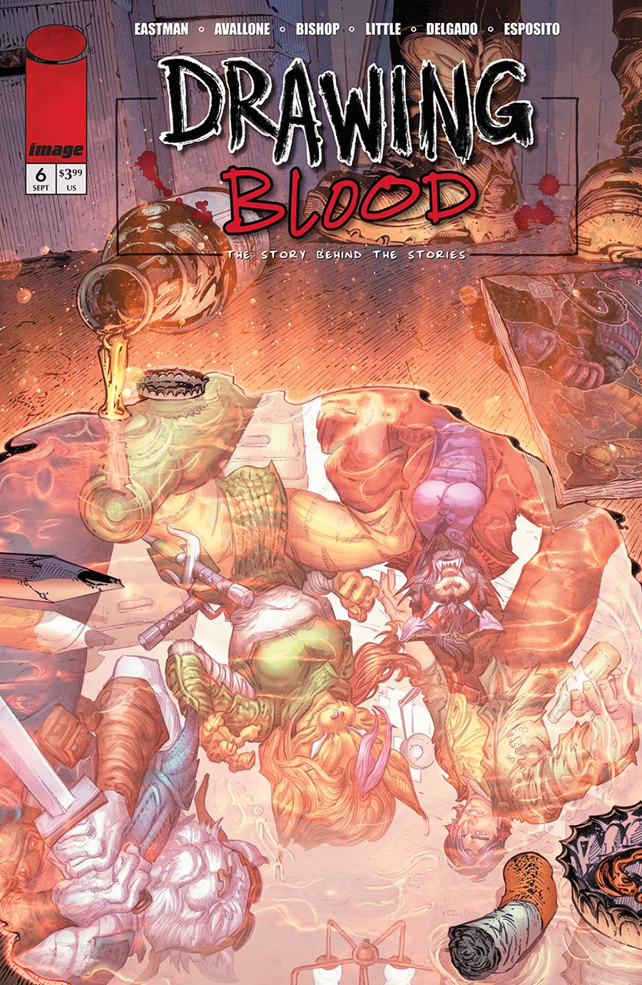 Drawing Blood #6 Cover C Variant Freddie E Williams II Cover