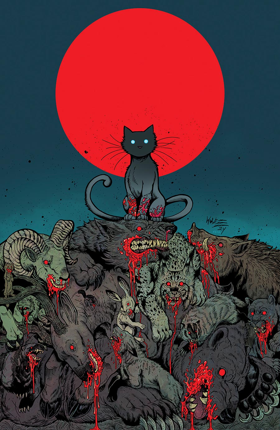 Feral #6 Cover D Incentive Maria Wolf & Rico Renzi Variant Cover