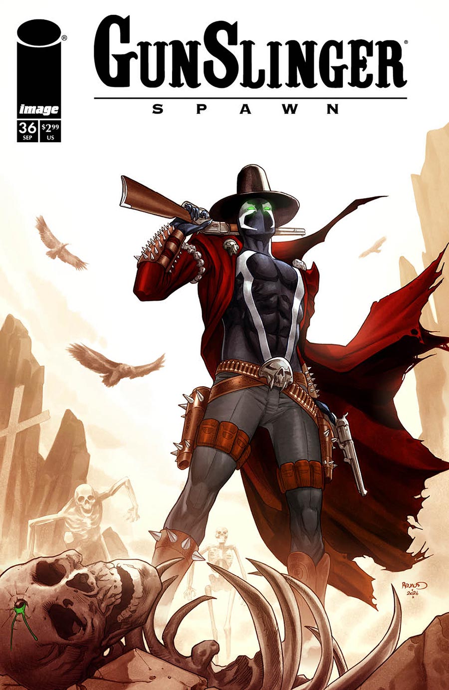 Gunslinger Spawn #36 Cover A Regular Paul Renaud Cover