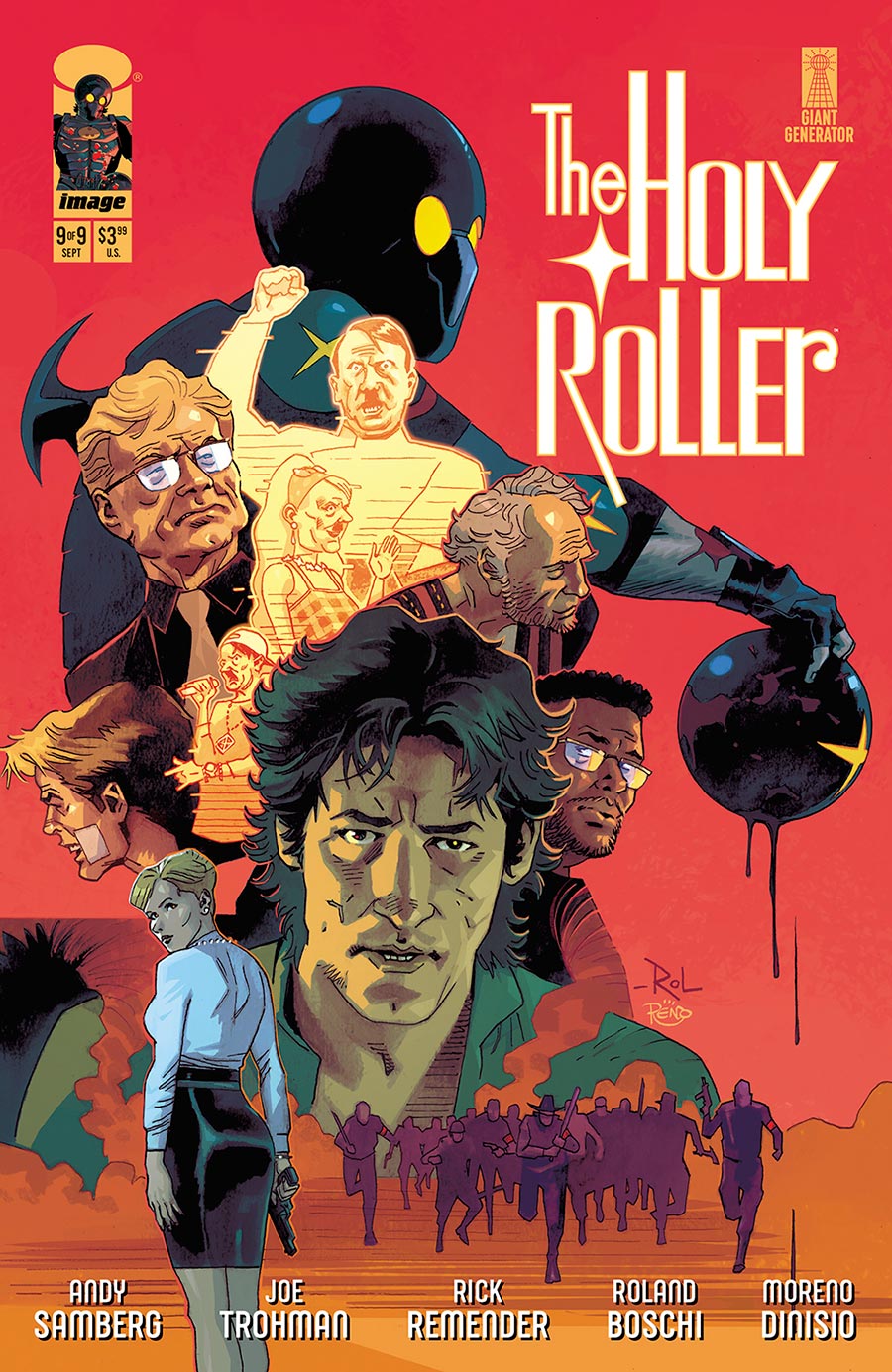 Holy Roller #9 Cover A Regular Roland Boschi & Moreno Dinisio Cover