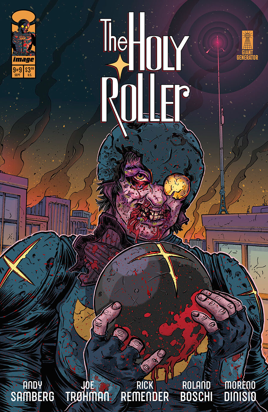 Holy Roller #9 Cover B Incentive Harper Jaten Variant Cover