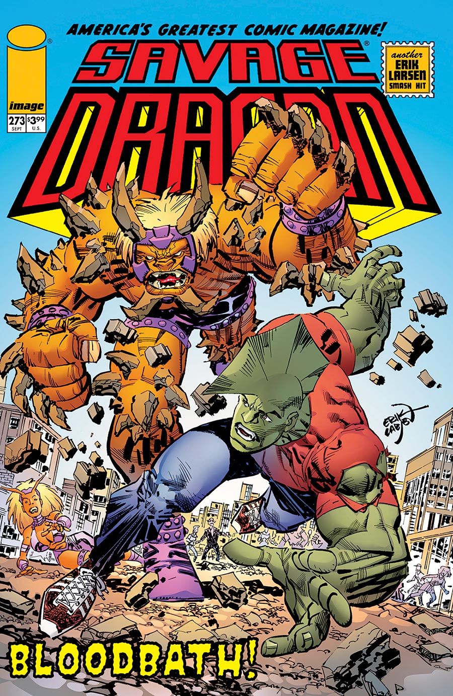 Savage Dragon Vol 2 #273 Cover A Regular Erik Larsen Cover