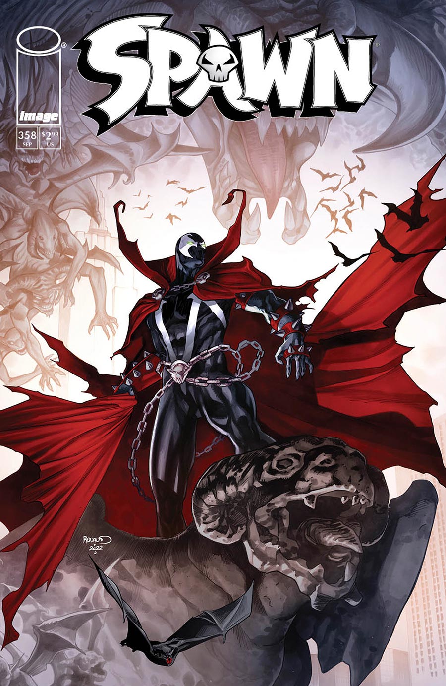 Spawn #358 Cover B Variant Paul Renaud Cover