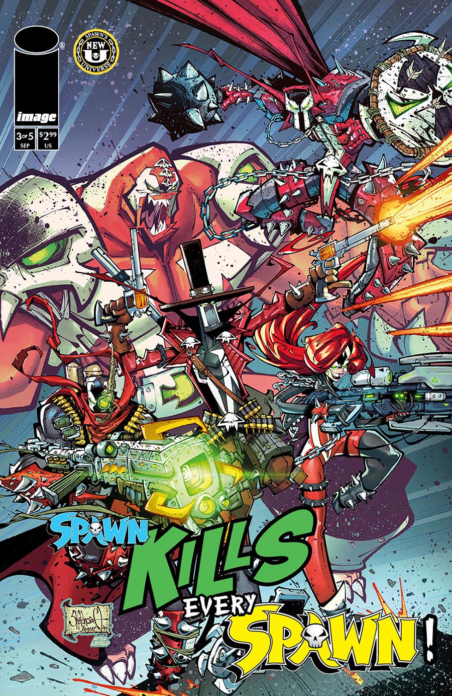 Spawn Kills Every Spawn #3 Cover A Regular Rob Sketchcraft Duenas Cover