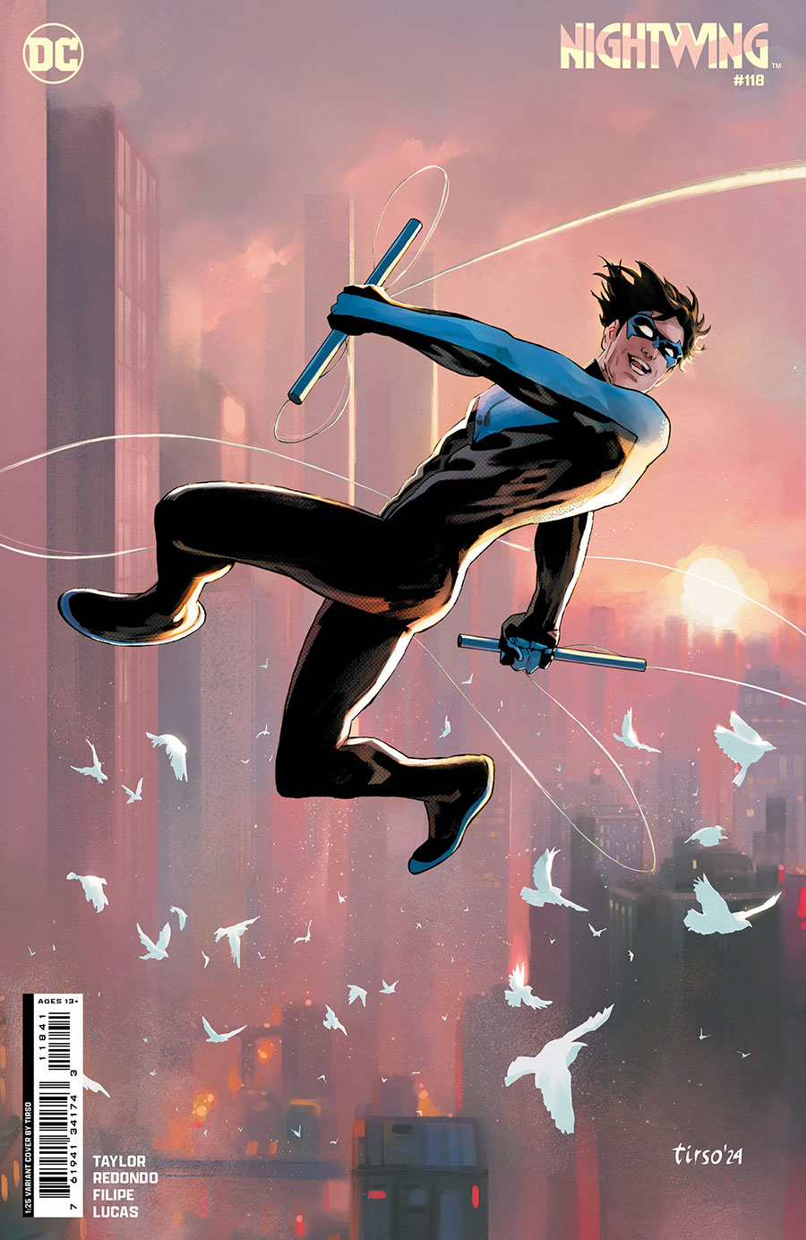 Nightwing Vol 4 #118 Cover F Incentive Tirso Cons Card Stock Variant Cover