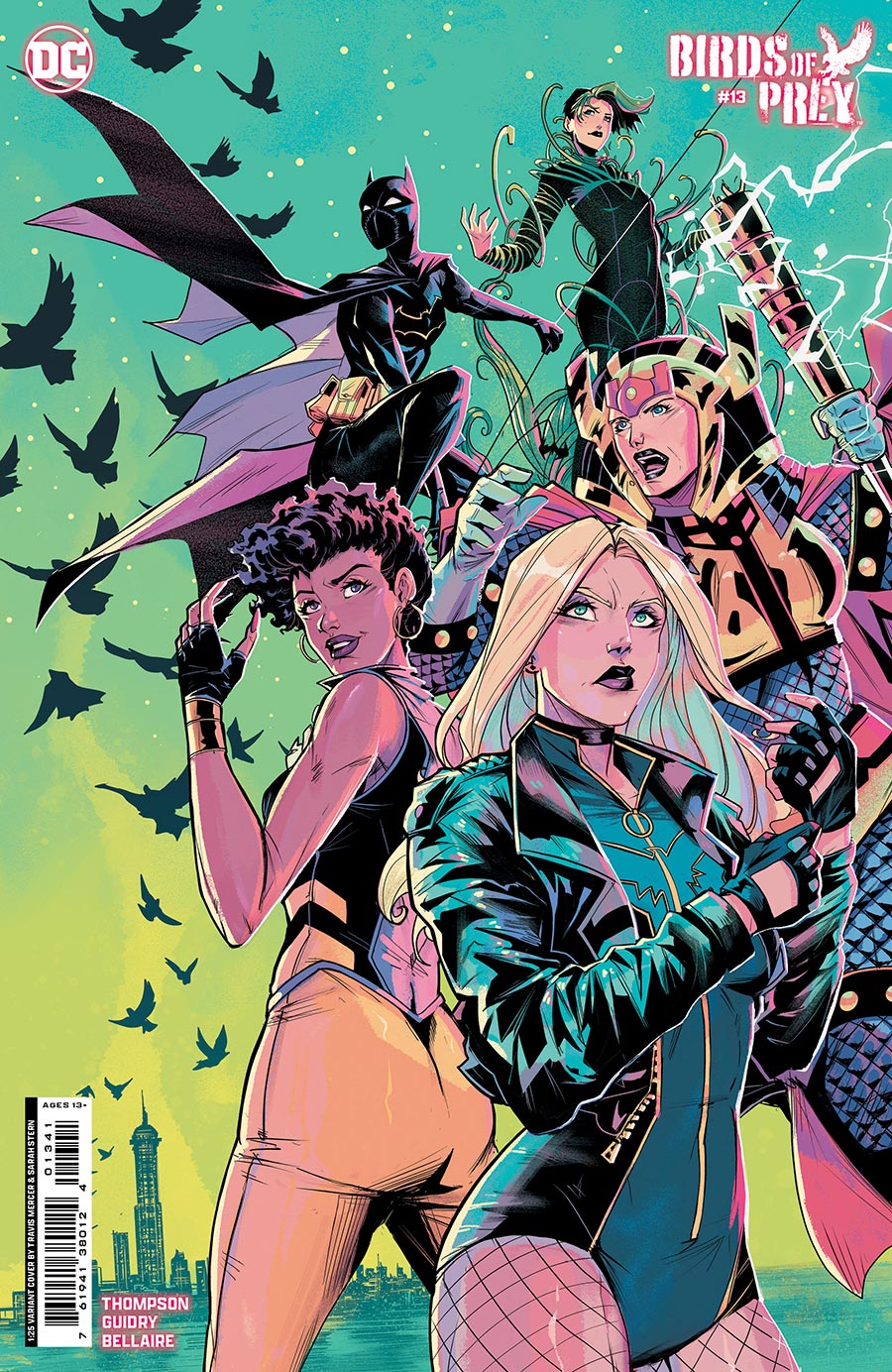 Birds Of Prey Vol 5 #13 Cover F Incentive Travis Mercer Card Stock Variant Cover