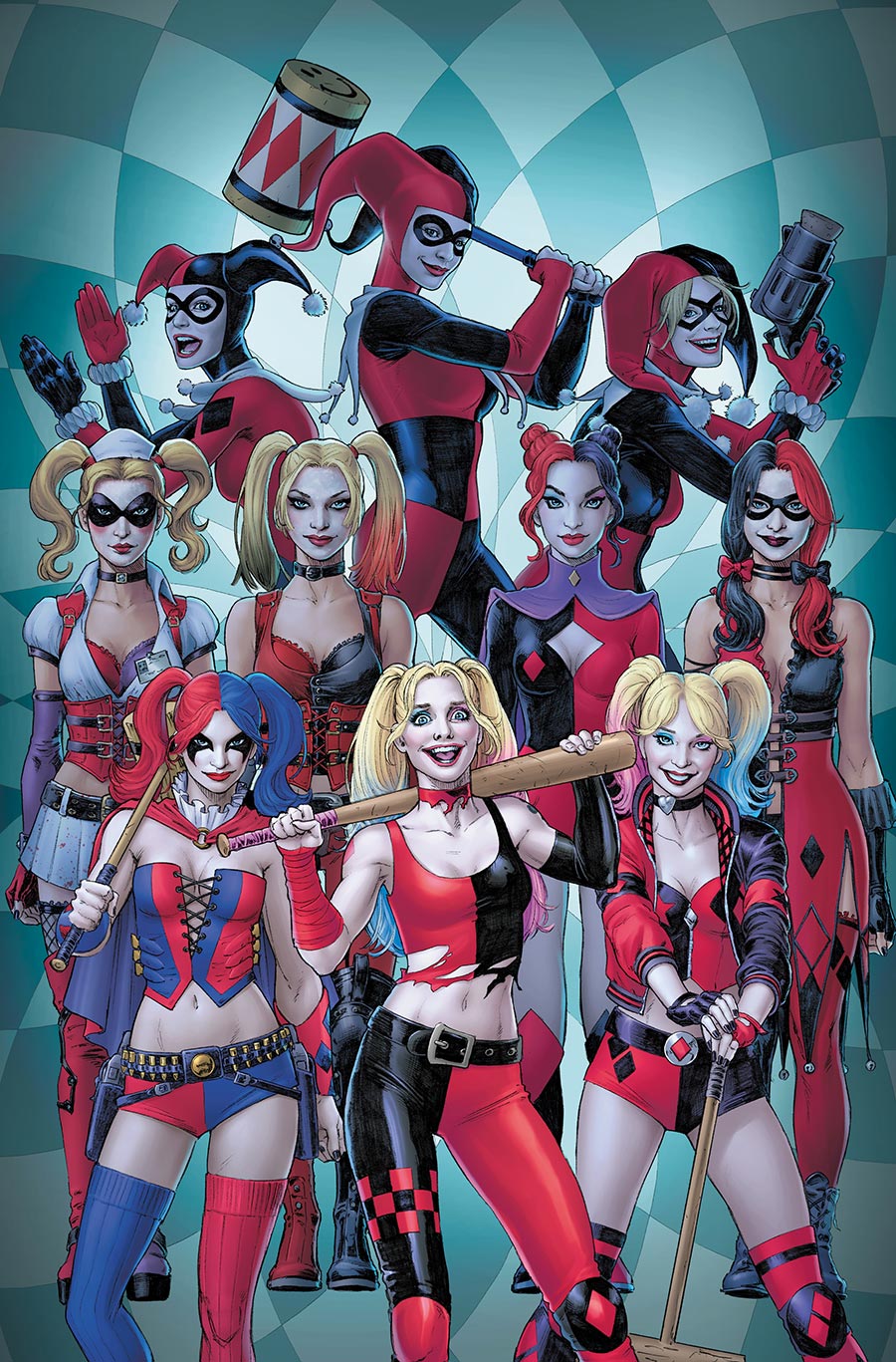 Harley Quinn Vol 4 #43 Cover D Variant Nicola Scott Artist Spotlight Card Stock Cover