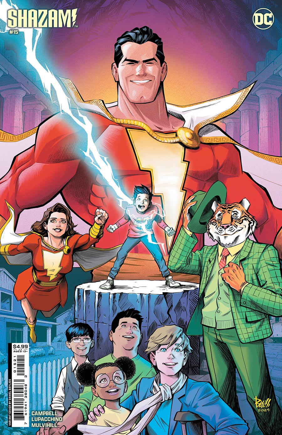 SHAZAM Vol 4 #15 Cover B Variant Daniel Bayliss Card Stock Cover