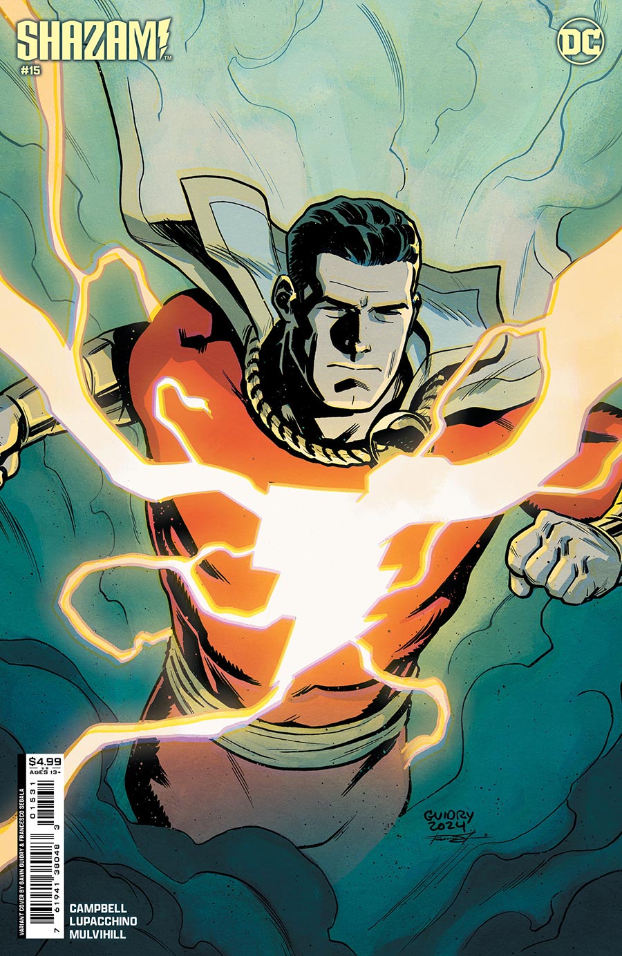 SHAZAM Vol 4 #15 Cover C Variant Gavin Guidry Card Stock Cover