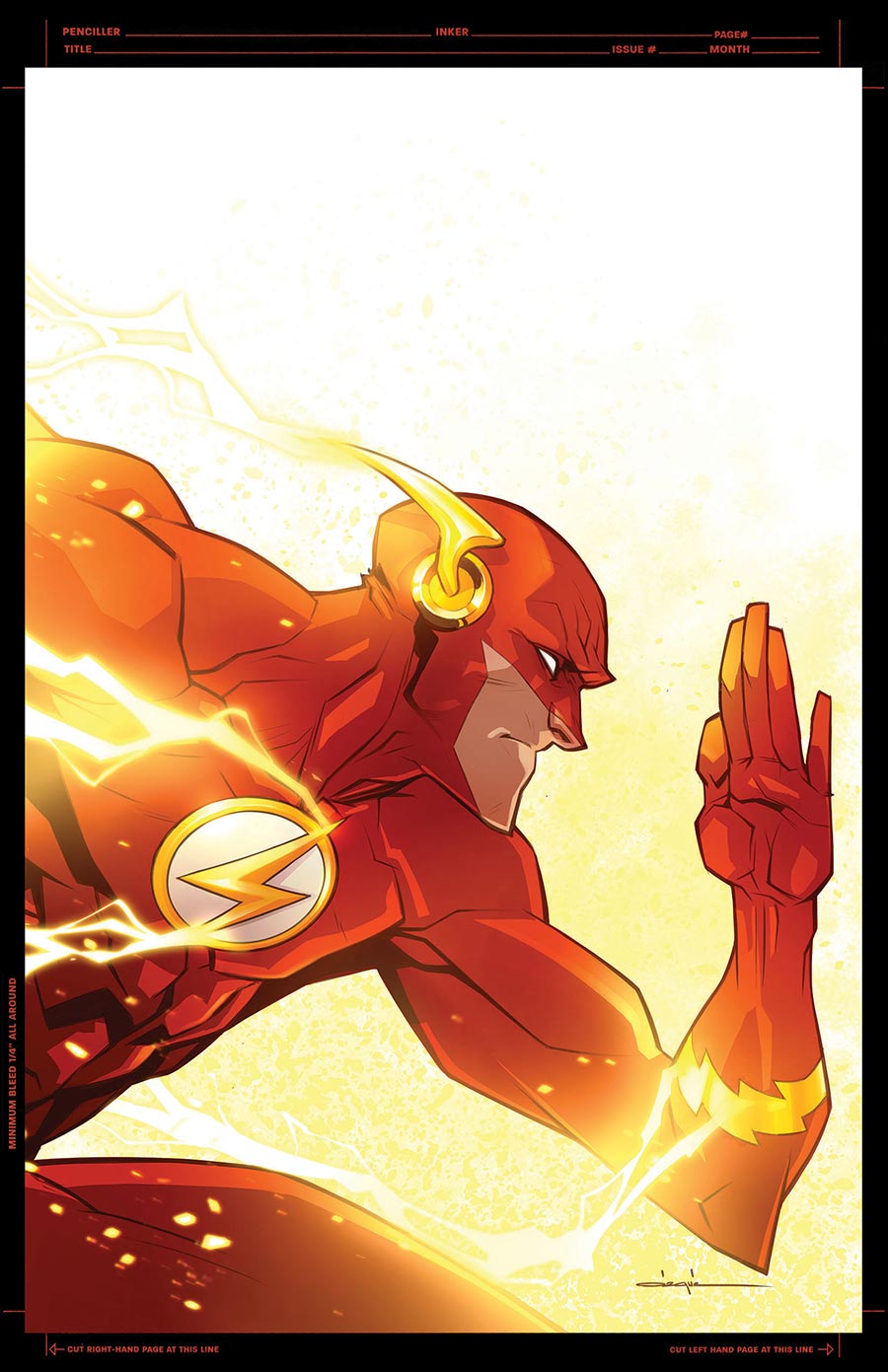 Flash Vol 6 #13 Cover B Variant Ozgur Yildirim Card Stock Cover