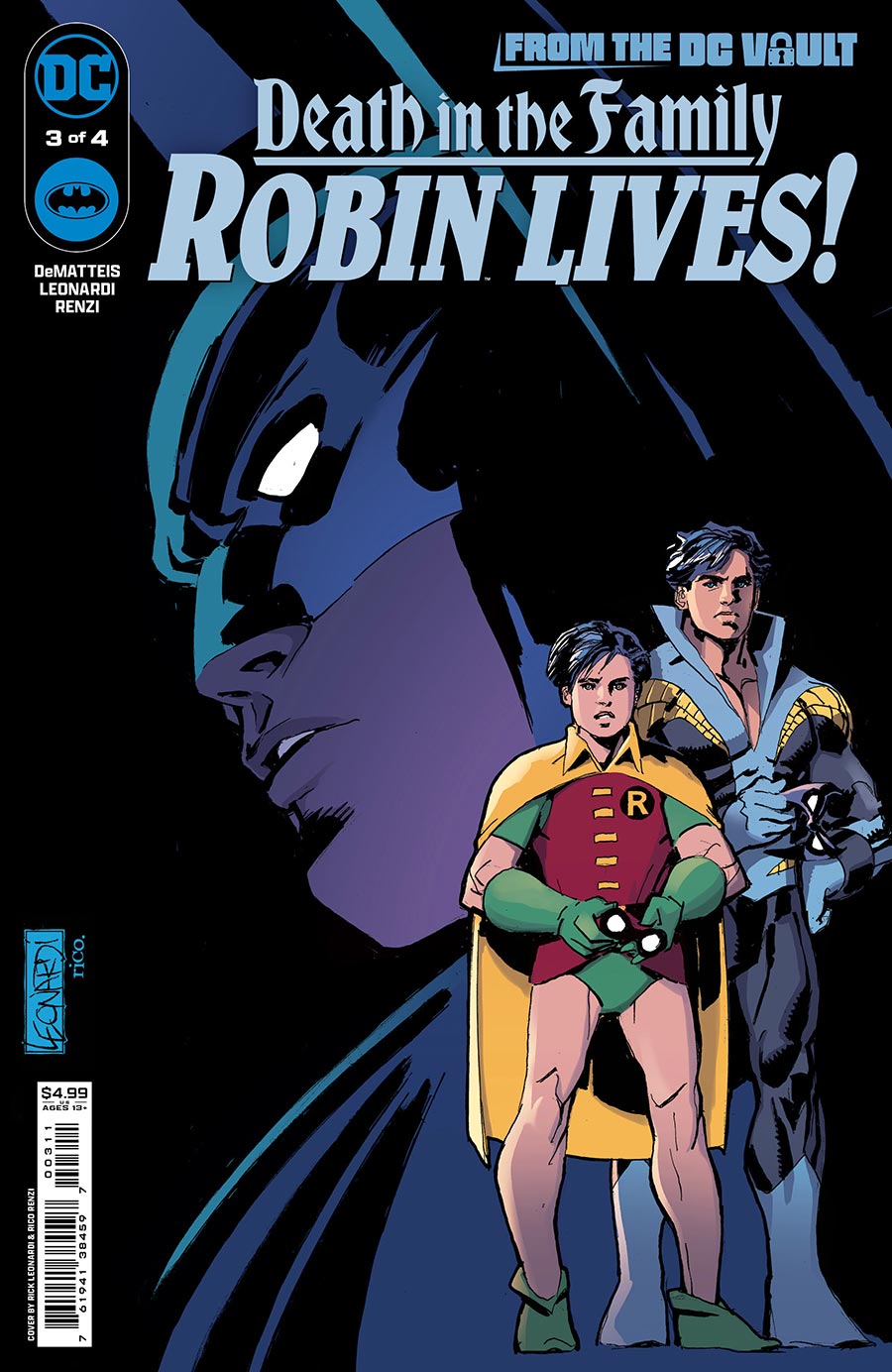 From The DC Vault Death In The Family Robin Lives #3 Cover A Regular Rick Leonardi Cover