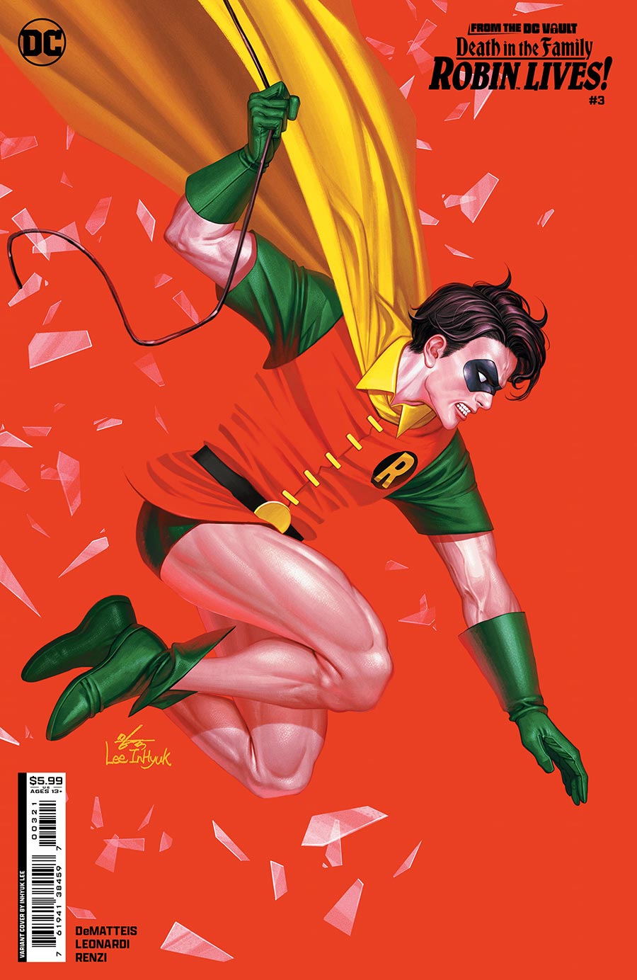 From The DC Vault Death In The Family Robin Lives #3 Cover B Variant Inhyuk Lee Card Stock Cover