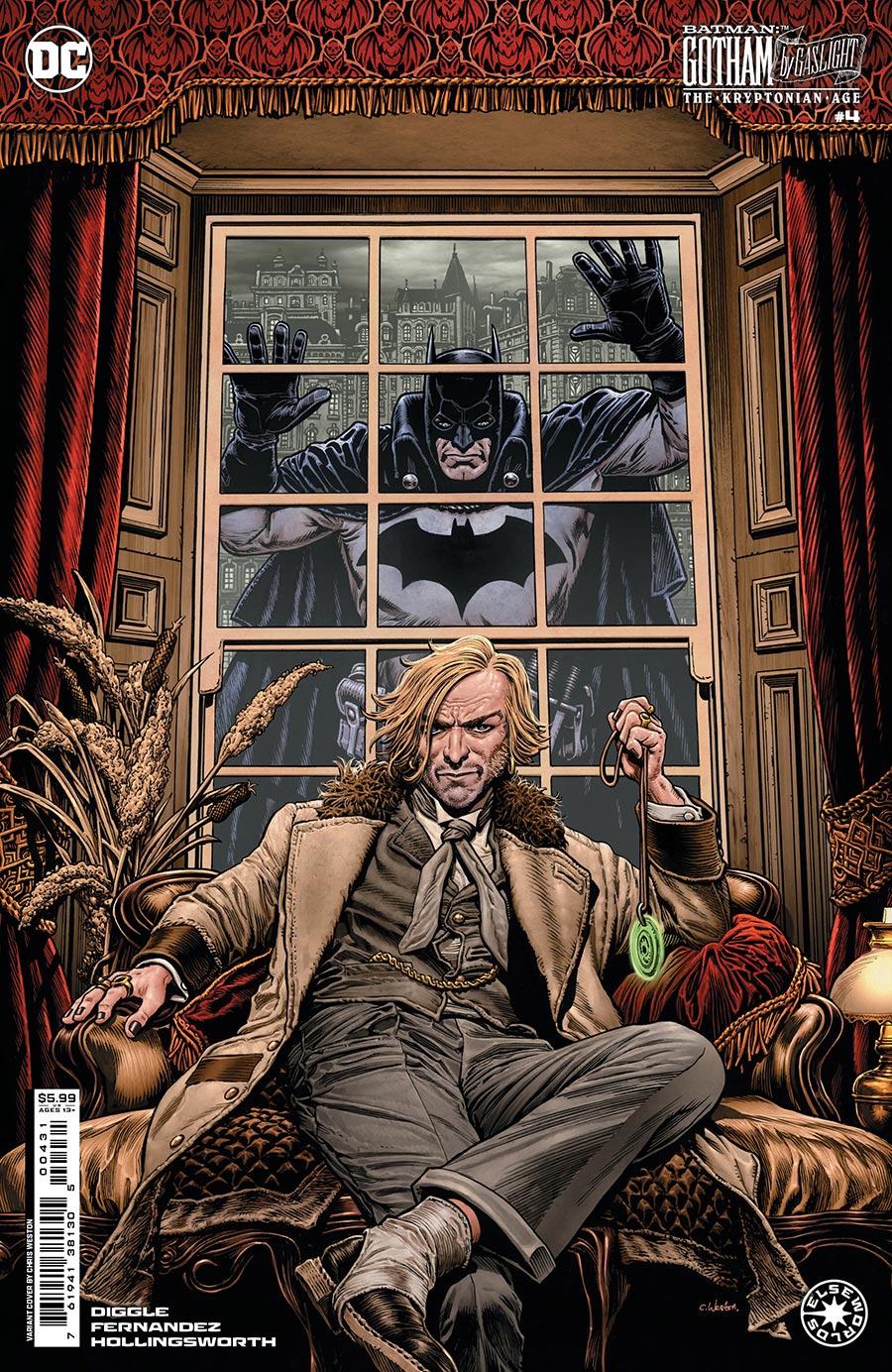 Batman Gotham By Gaslight The Kryptonian Age #4 Cover C Variant Chris Weston Card Stock Cover