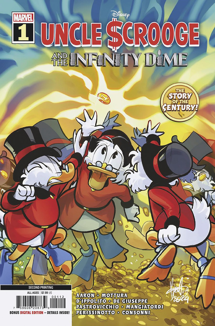 Uncle Scrooge And The Infinity Dime #1 (One Shot) Cover N 2nd Ptg Mirka Andolfo Variant Cover