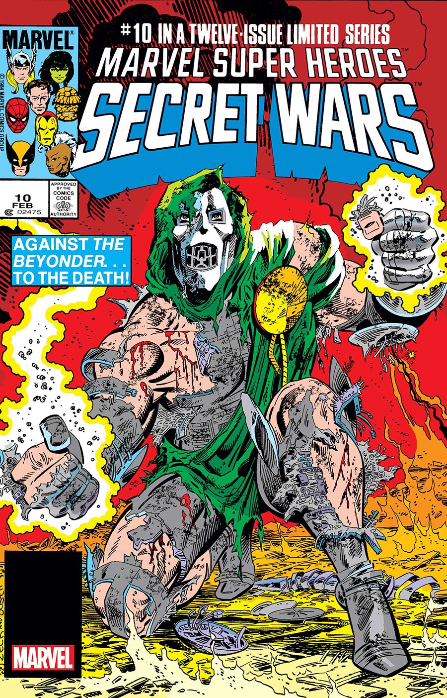 Marvel Super-Heroes Secret Wars #10 Cover C Facsimile Edition Regular Bob Layton Cover