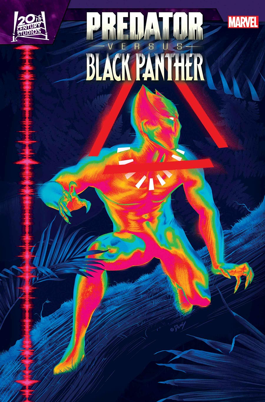 Predator vs Black Panther #2 Cover B Variant Doaly Cover