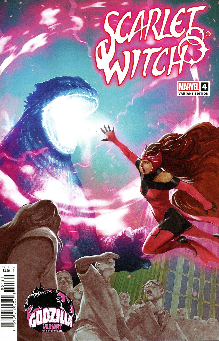 Scarlet Witch Vol 4 #4 Cover B Variant Mitsuhiro Arita Godzilla Cover