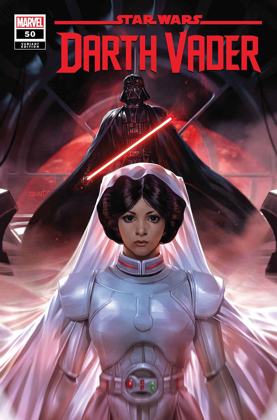 Star Wars Darth Vader #50 Cover E Variant Derrick Chew Leia Cover