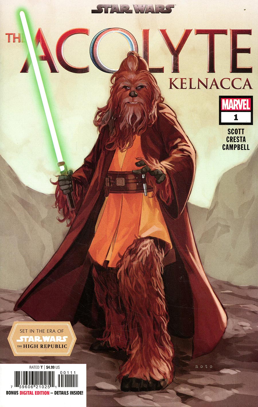 Star Wars The Acolyte Kelnacca #1 (One Shot) Cover A Regular Phil Noto Cover