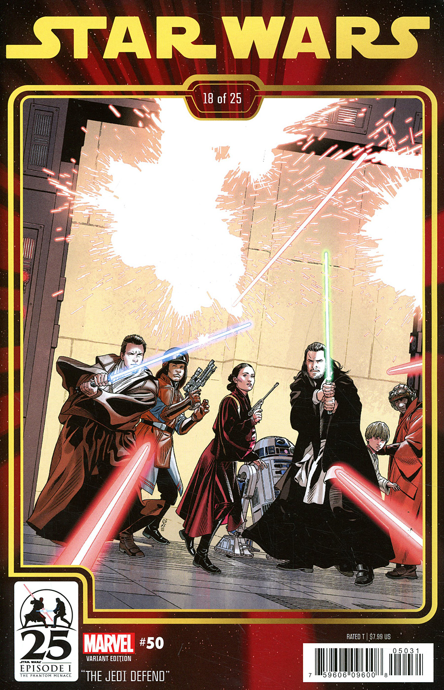 Star Wars Vol 5 #50 Cover C Variant Chris Sprouse Phantom Menace 25th Anniversary Cover