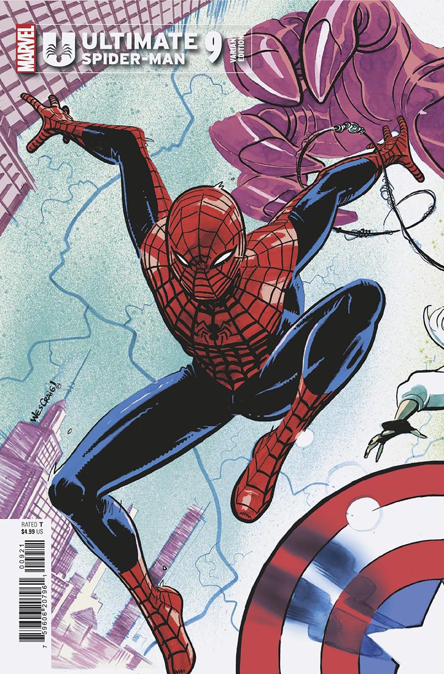 Ultimate Spider-Man Vol 2 #9 Cover B Variant Wes Craig Connecting Cover