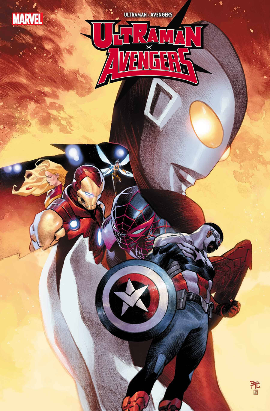 Ultraman x Avengers #2 Cover A Regular Dike Ruan Cover